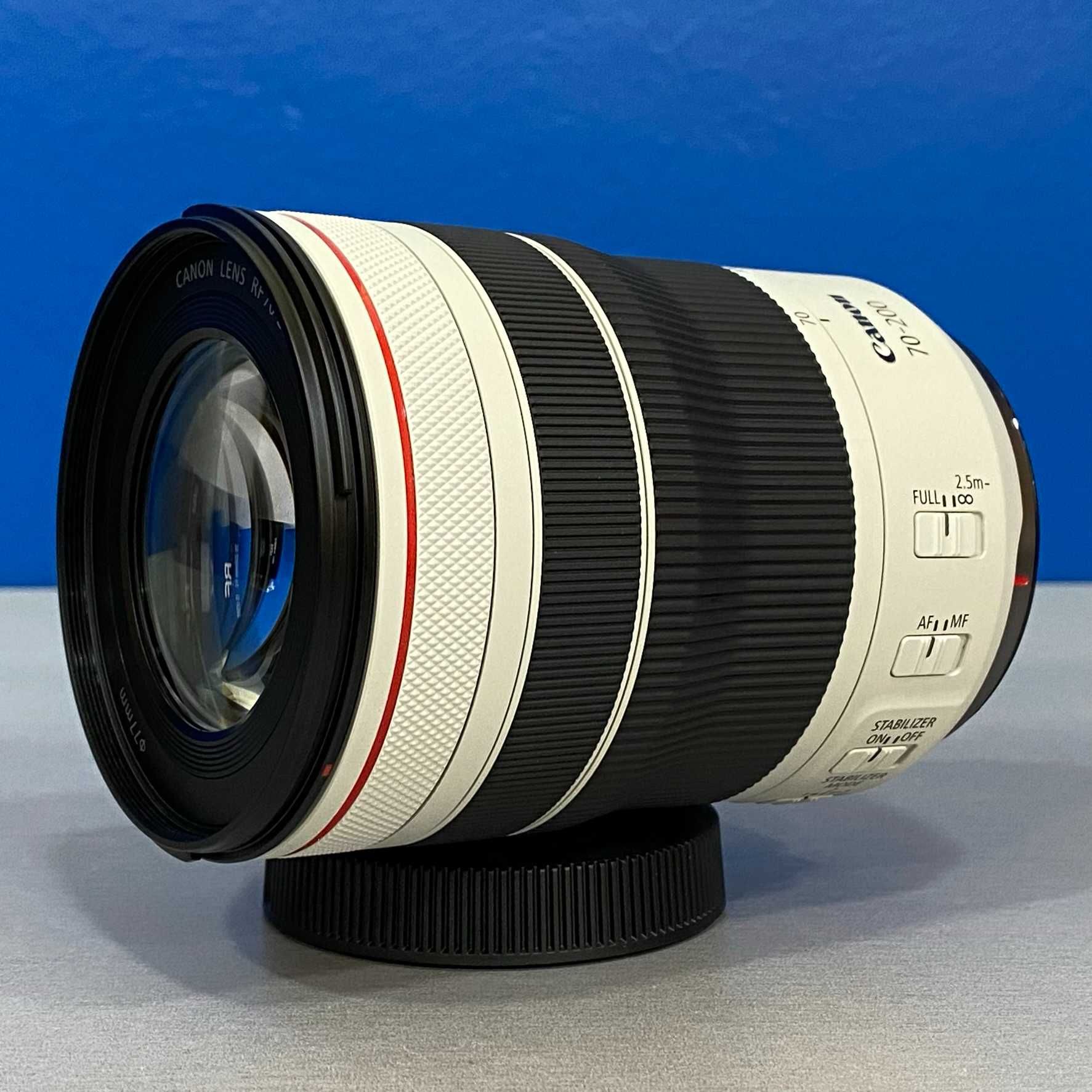 Canon RF 70-200mm f/4 L IS USM (NOVA - 3 ANOS DE GARANTIA)