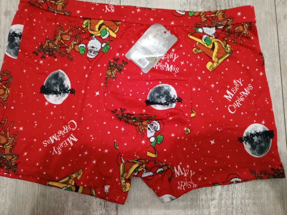 Sprzedam NOWE męskie świąteczne bokserki 4xl