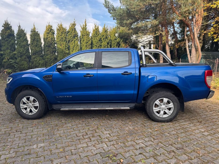 Ford Ranger 4x4 FV23% idealny stan pierwszy właściciel skóra tempomat Limited