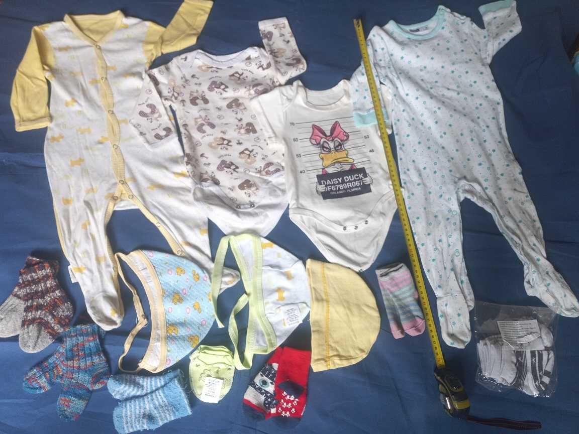 Одежда для малыша 0-6-14 месяцев (44 предмета)