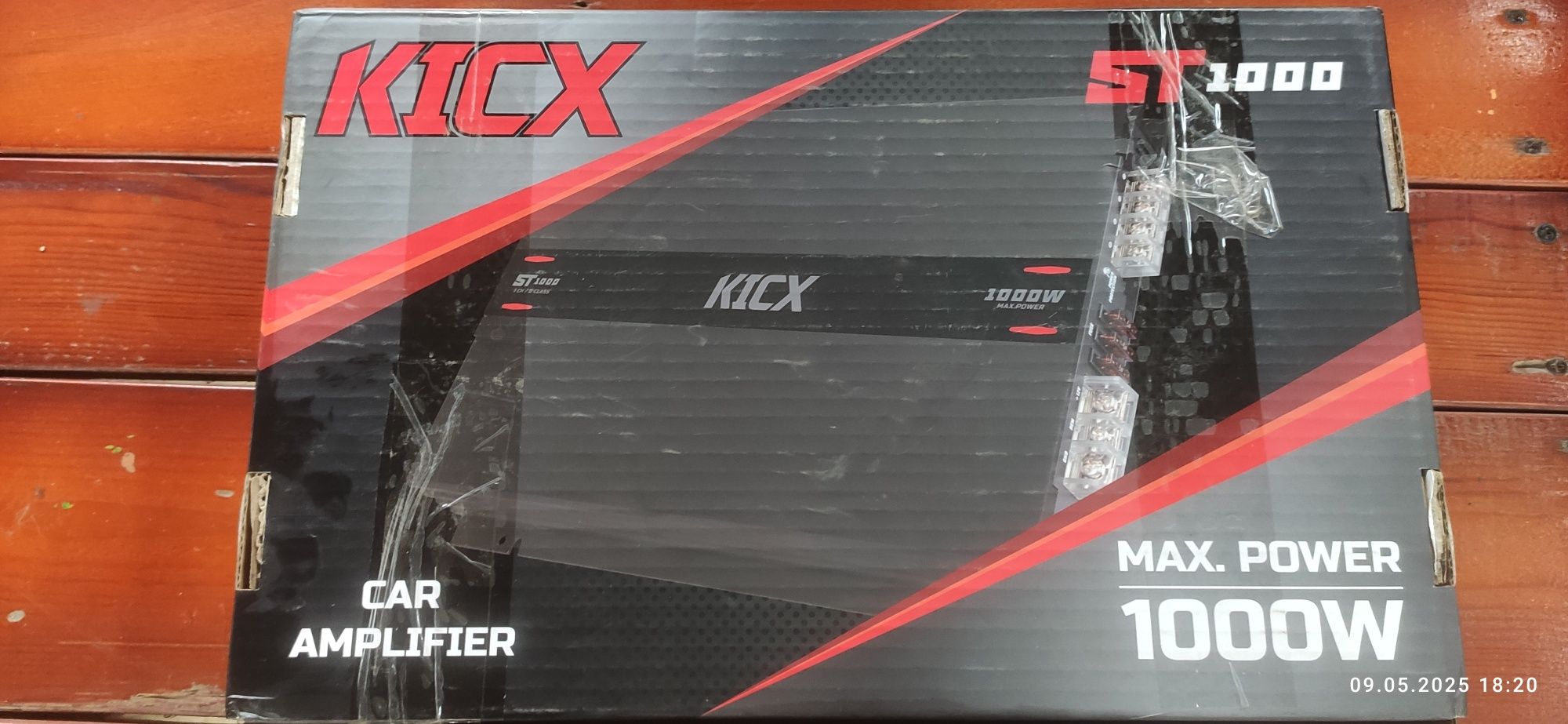Усилитель KICX 1000 В хорошем состоянии не перегружал.