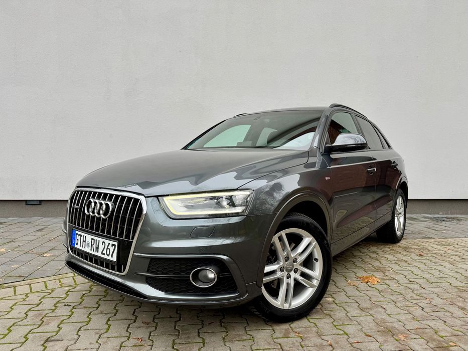 Audi Q3 2.0T 170KM Quattro S-LINE/ Navi/ Keyless Go/ Led / Bezwypadek