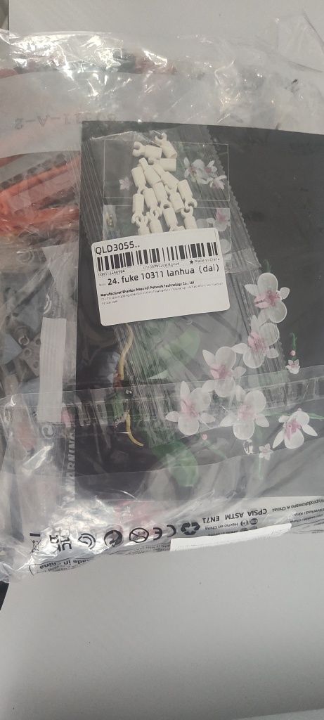 Nowe klocki botanical kwiaty Orchidea Kompatybilne z Lego łatwy montaz