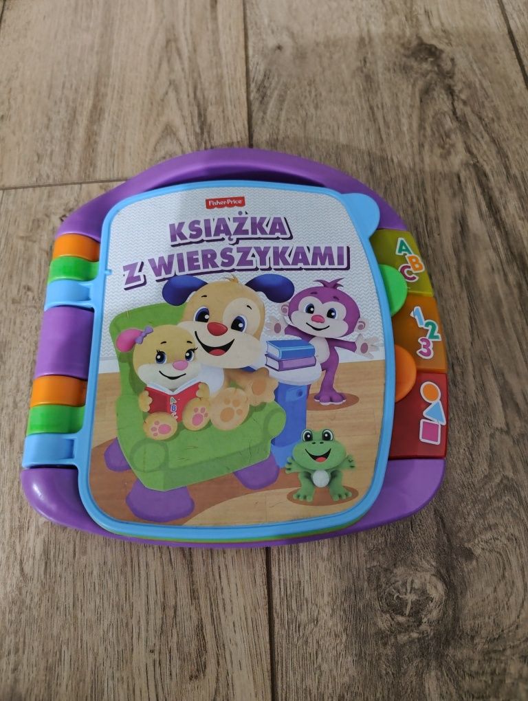 Książka z wierszykami Fisher Price