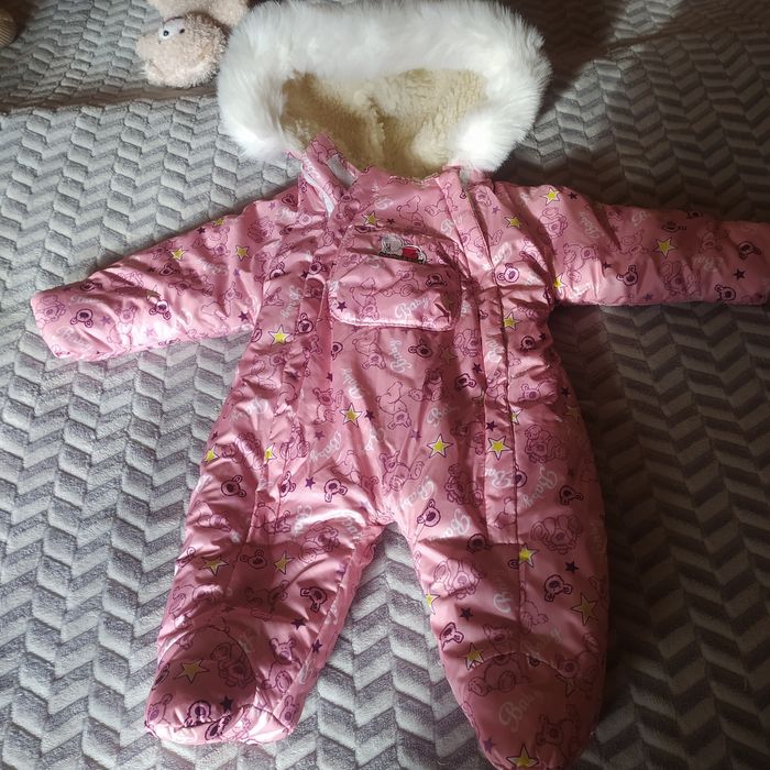 Комбінезон зимовий для дівчинки 3-6 міс