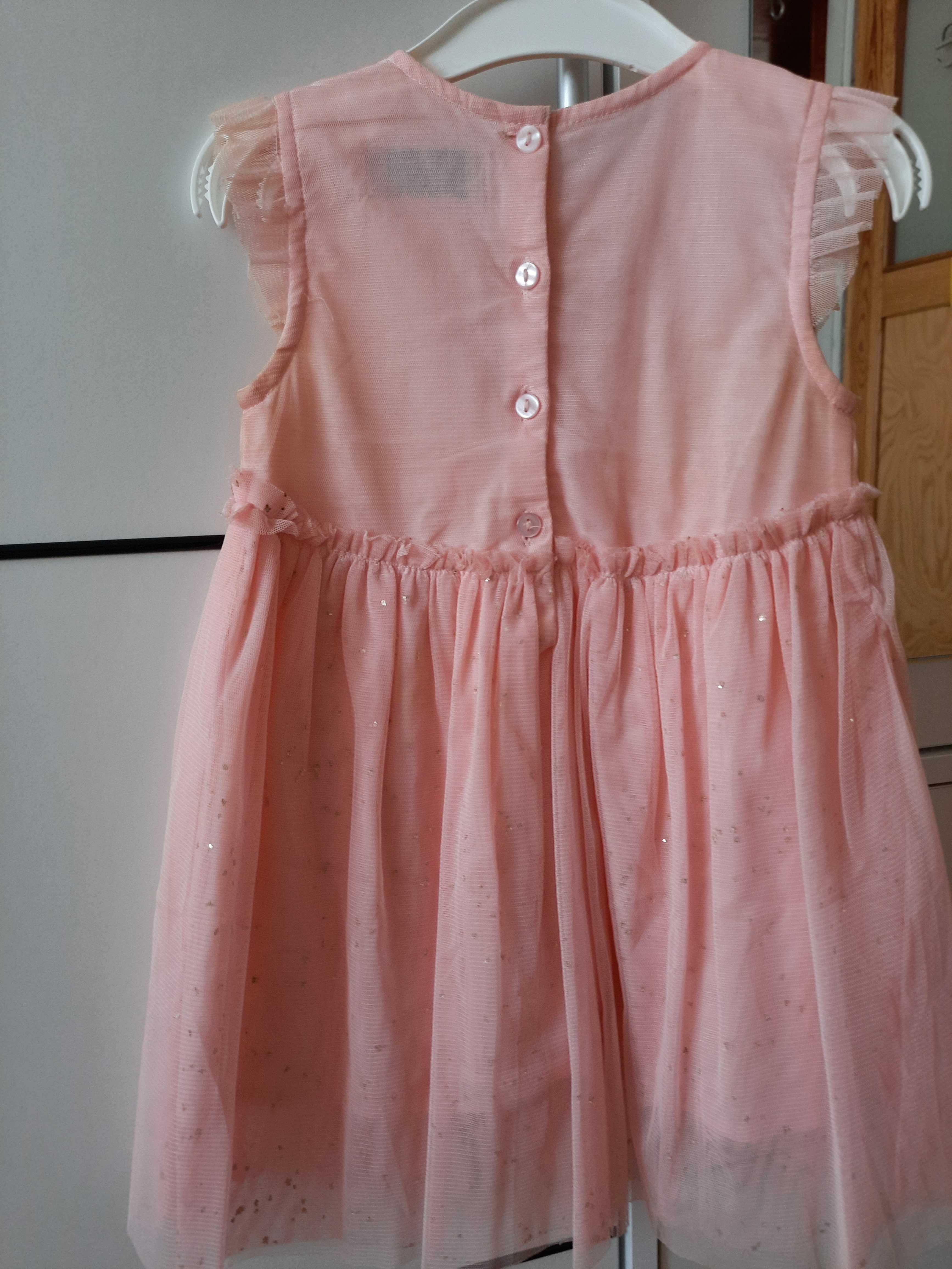 Suknia sukienka tiulowa 5.10.15. roz. 86, SUPER STAN