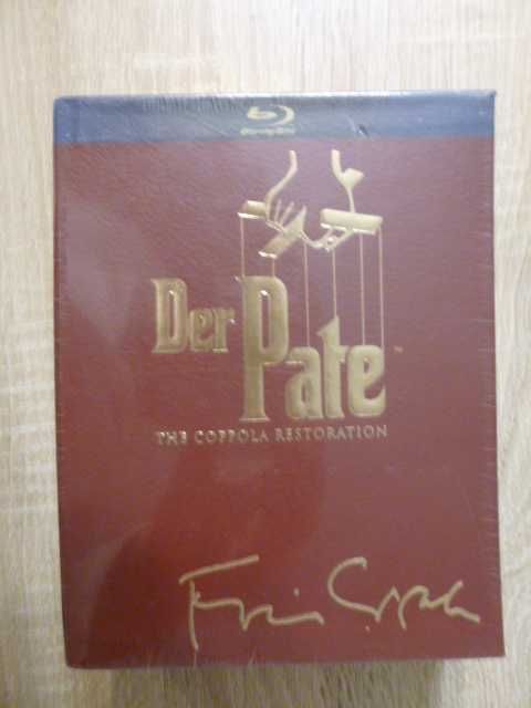 OJCIEC CHRZESTNY Godfather Part I-III Trylogia - box 4 blu-ray - folia