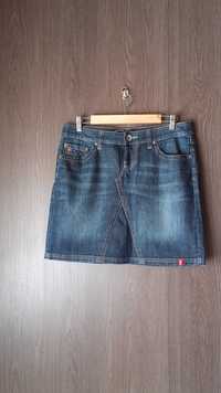 spódniczka jeans damska 38/40 M/L mini, marki edc by esprit denim