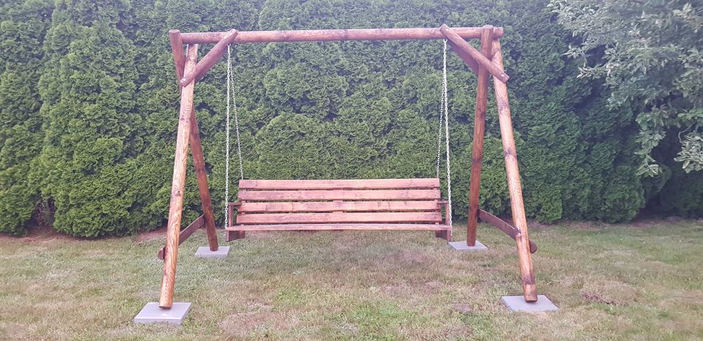 Huśtawka ławeczka ogrodowa ławka