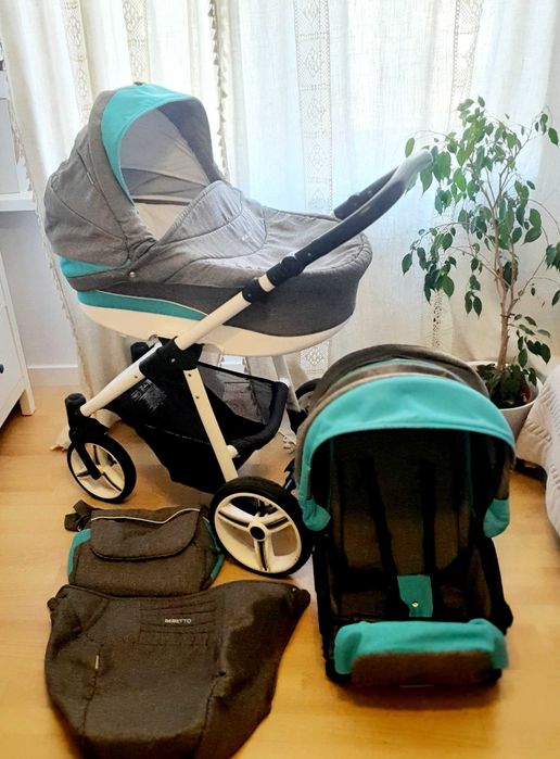 Wózek dziecięcy Bebetto 2 w 1, gądola i spacerówka. Białystok