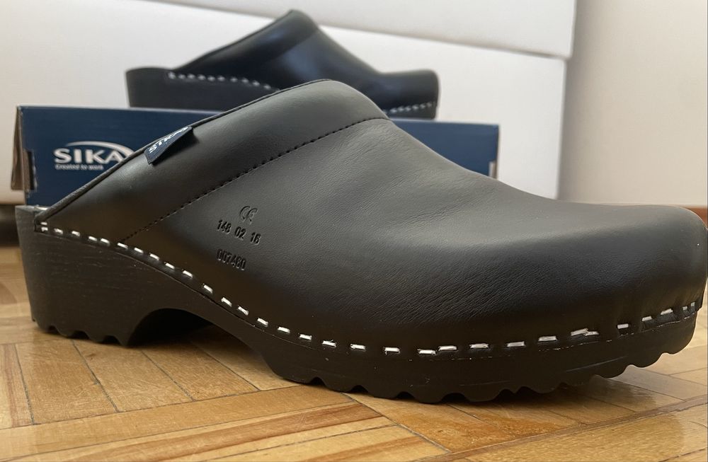 SIKA 148 Traditional- klasyczne drewniaki robocze skórzane -rozmiar 45