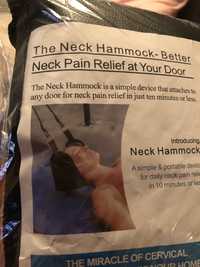 Przyrząd do masażu, łagodzenia bólu szyi, głowy, karku. „Neck Hammock”