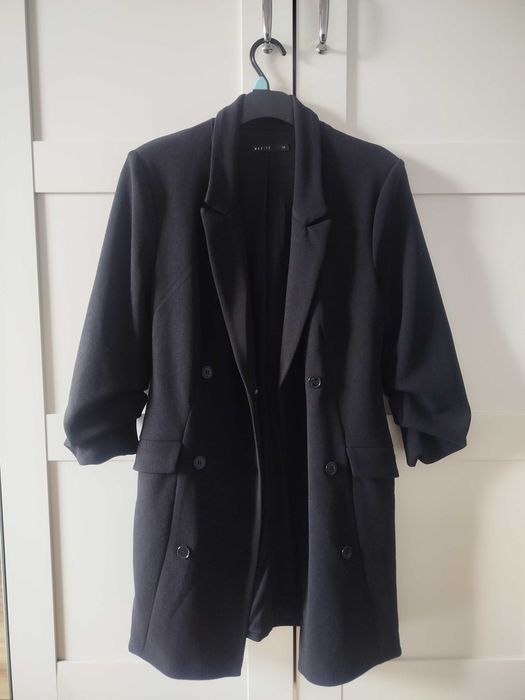 Klasyczna czarna jesienna elegancka marynarka xs Mohito classy