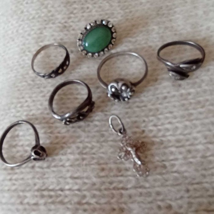 жемчуг бусы кольца перлини обручка каблучки серебро 925