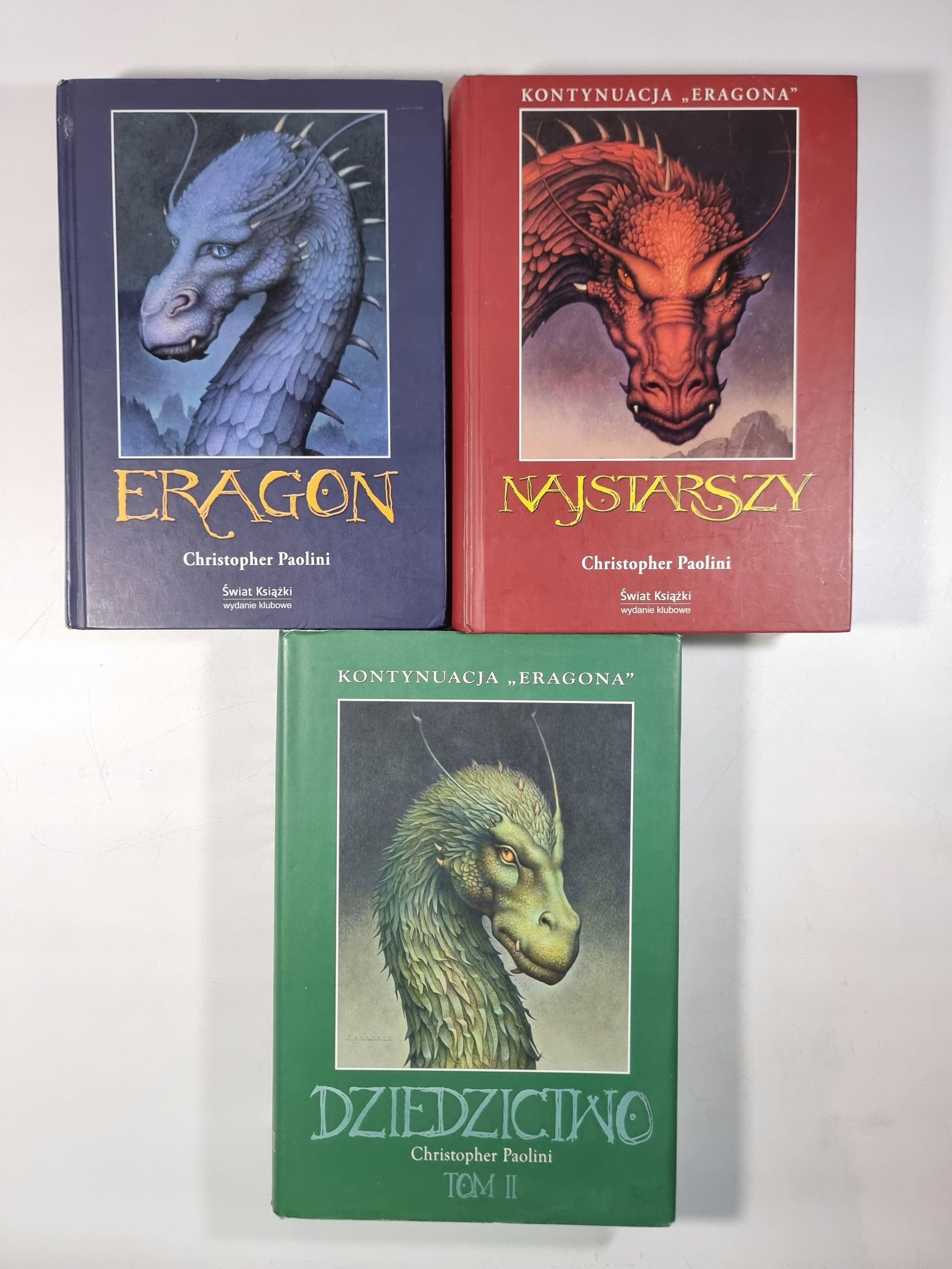 Seria Dziedzictwo / Eragon / zestaw 3 książek / Paolini