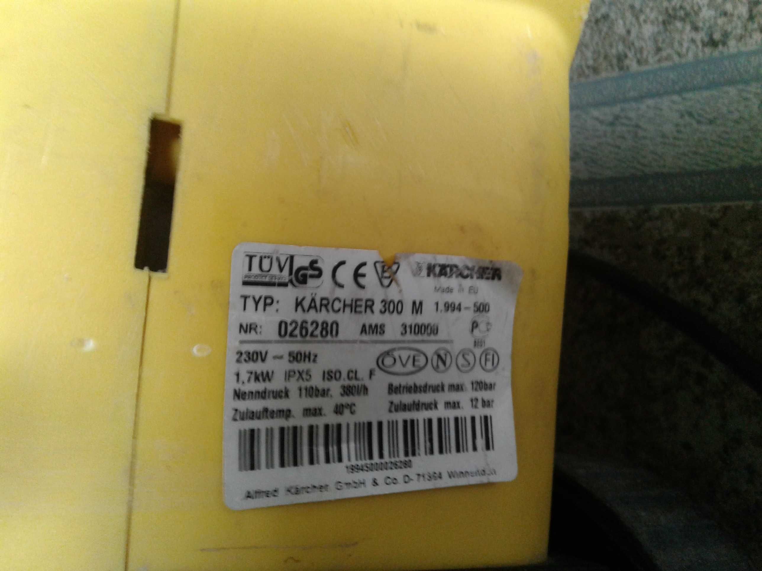 Lavadora de alta pressão elétrica Karcher 300 M