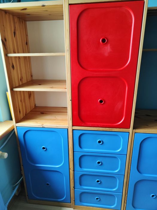 Zestaw regały, szafka ikea