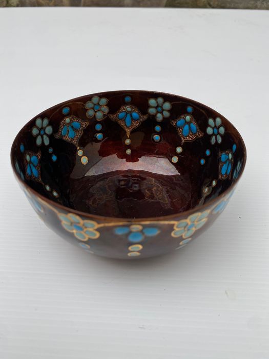 Taça Prata esmaltada Antiga Rússia Centenária 11,5  cm