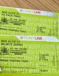 Bilhetes NosAlive