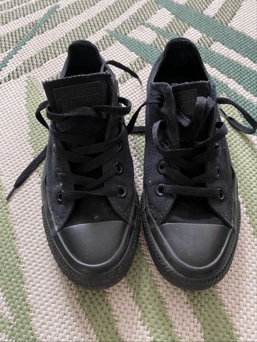 Czarne trampki Converse rozm 36,5