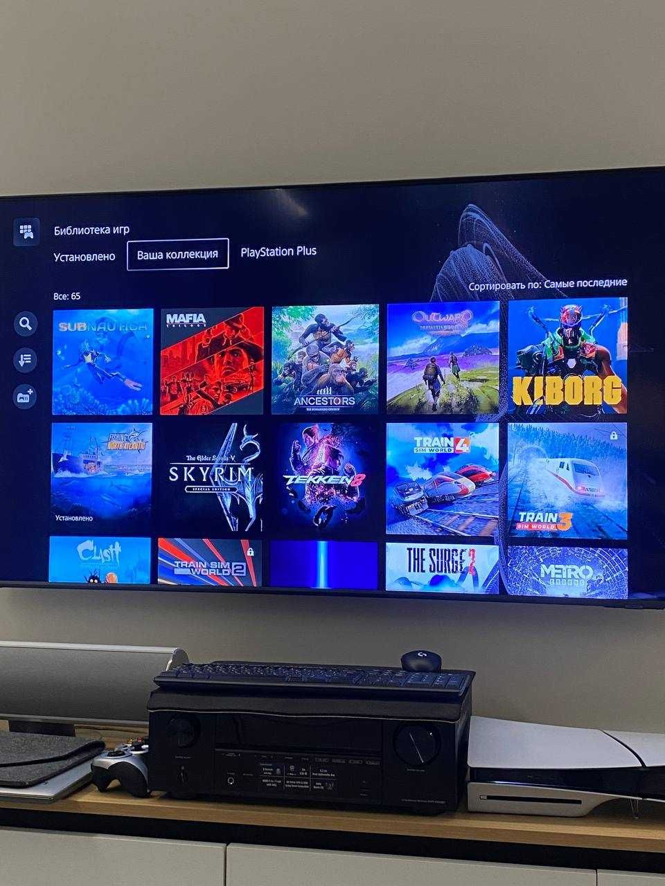 Sony Playstation 5 slim + 62 игры