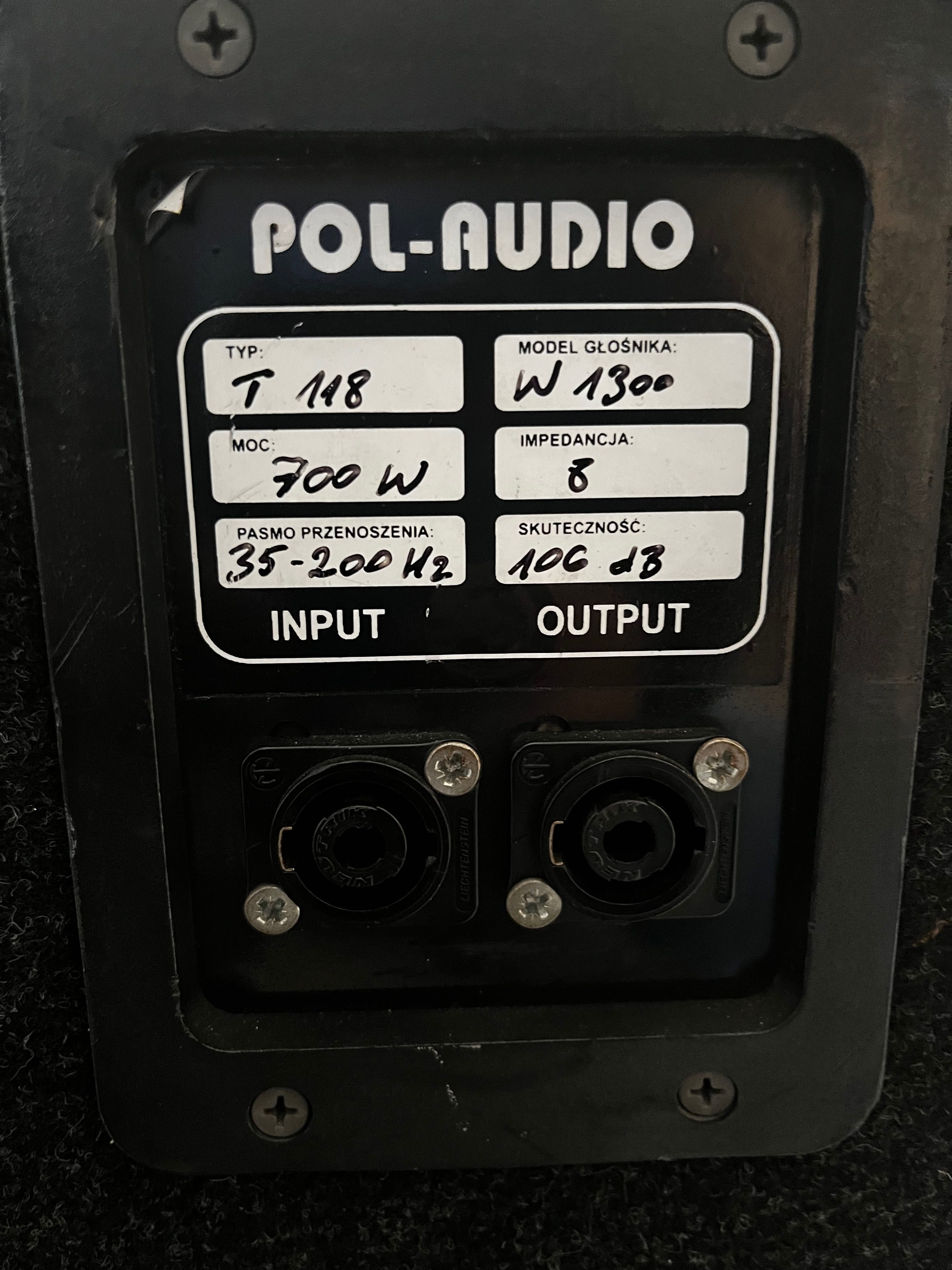 Zestaw DJ zespół nagłośnienie Pol-audio
