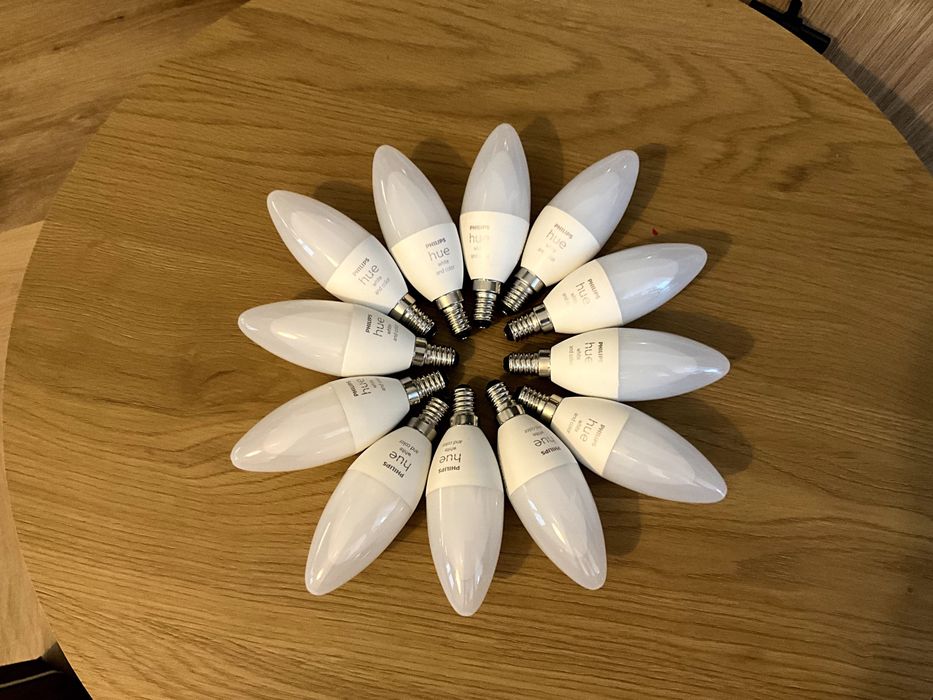 Inteligentna żarówka PHILIPS HUE White & Color Ambiance B39 E14 10szt