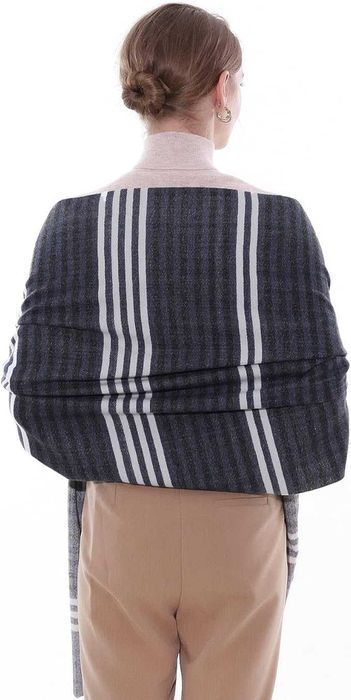 SWAT PANY Damski Szal Pashmina - Granatowy