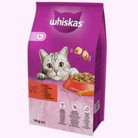 Whiskas Sucha Karma dla Kota wołowina z warzywami marchewka 14kg