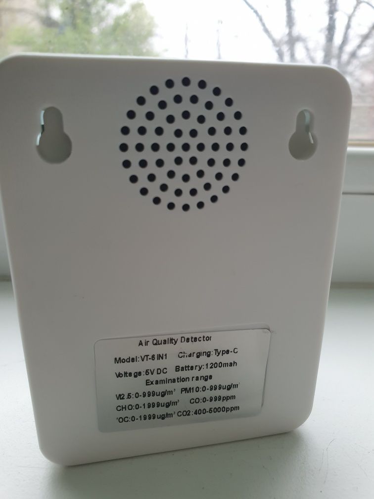 Многофункциональный детектор качества воздуха 6 в 1