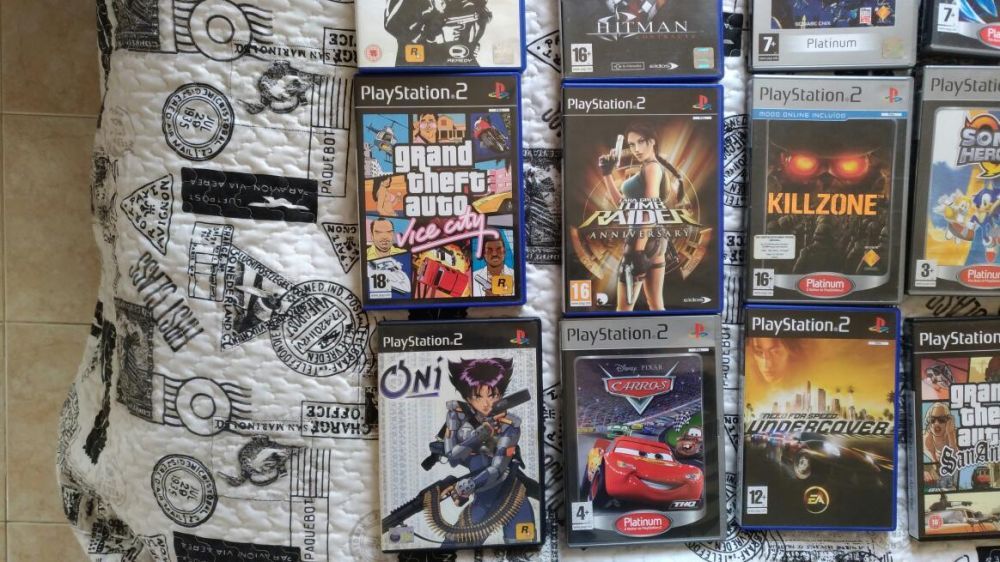 Coleção ps2 consola e jogos