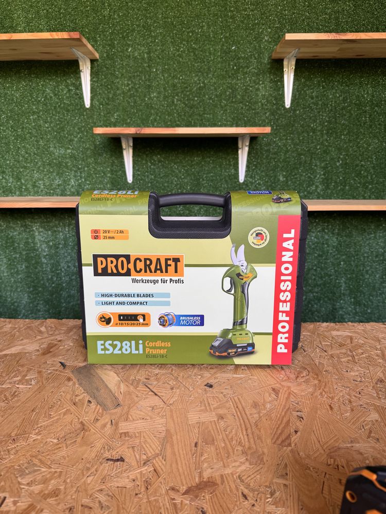 Акумуляторний секатор PROCRAFT-ES28Li АКБ+ЗП