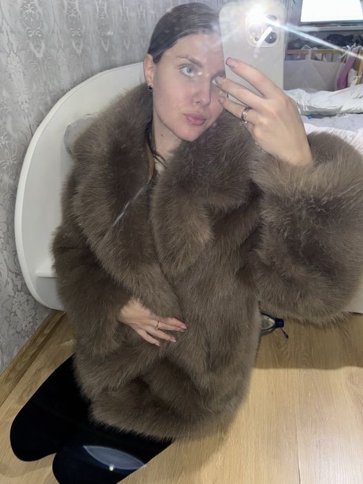 Екошуба НОВА в стилі Zara, еко хутро якість преміум