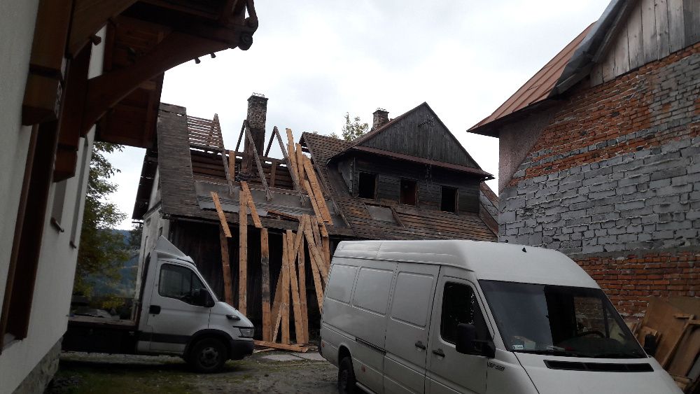 skup stodół desek starego drewna darmowe rozbiórki