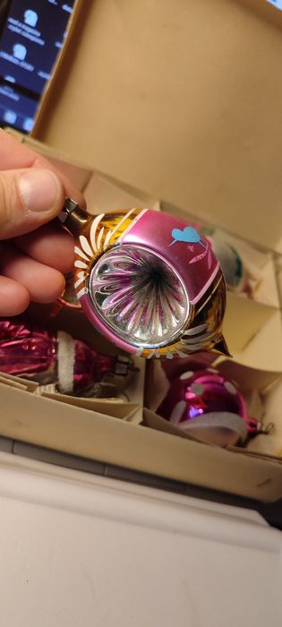 Bombki choinkowe z okresu PRL-U.