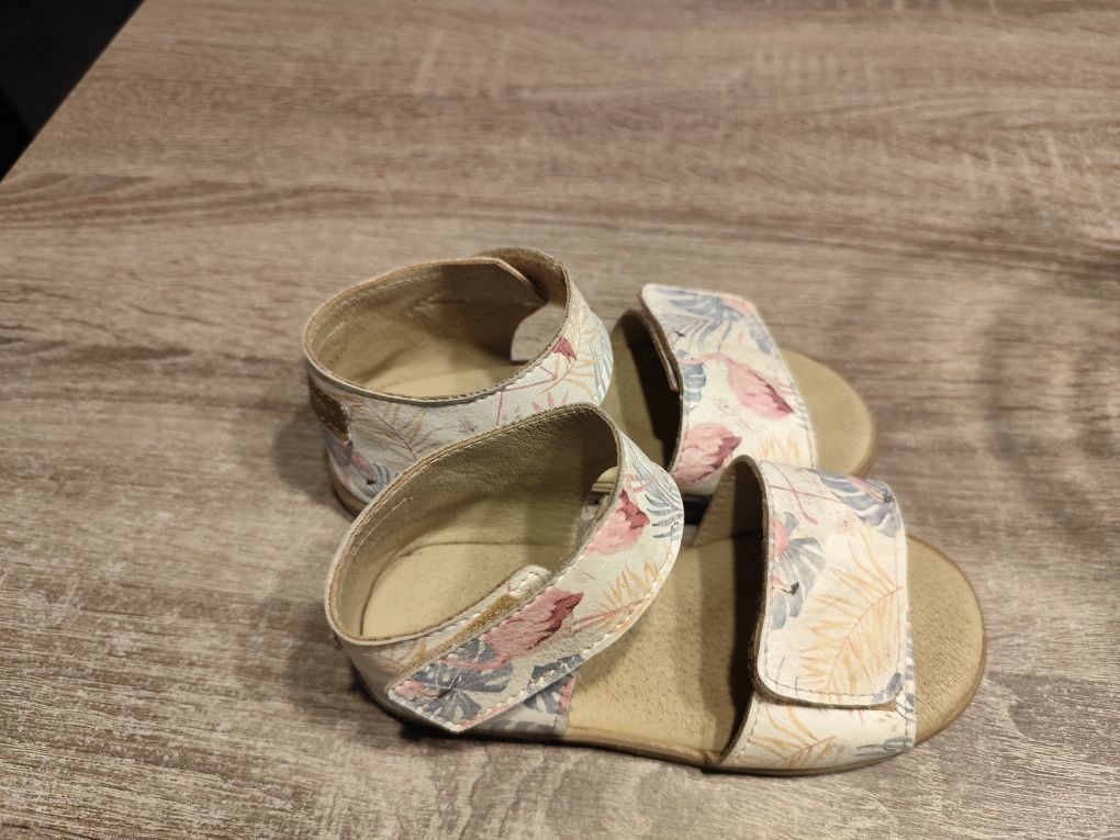 Sandały slippers family 27 flamingi