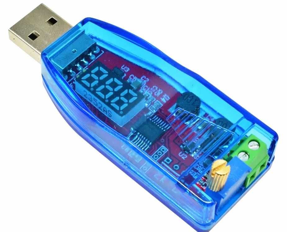 Usb-преобразователь с регулировкой, с 5В постоянного тока на 1-24 В