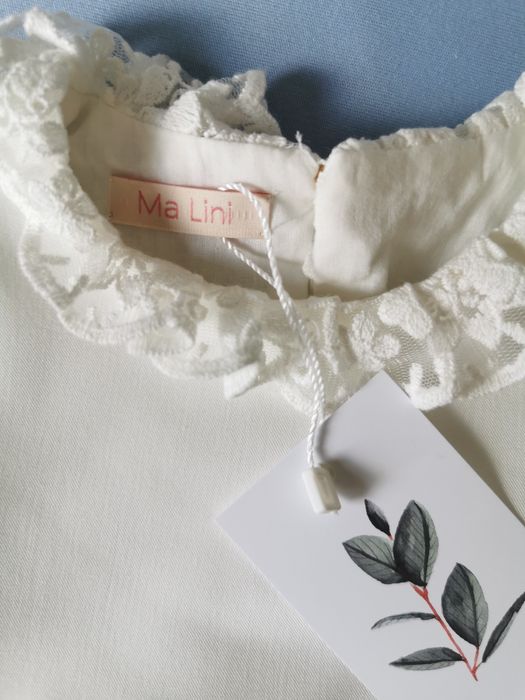 NOWA sukienka na chrzest chrztu sesja święta Koronka Ma lini 56/62