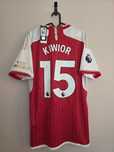Kiwior - Arsenal Home 2023/2024 + Patch Premier League