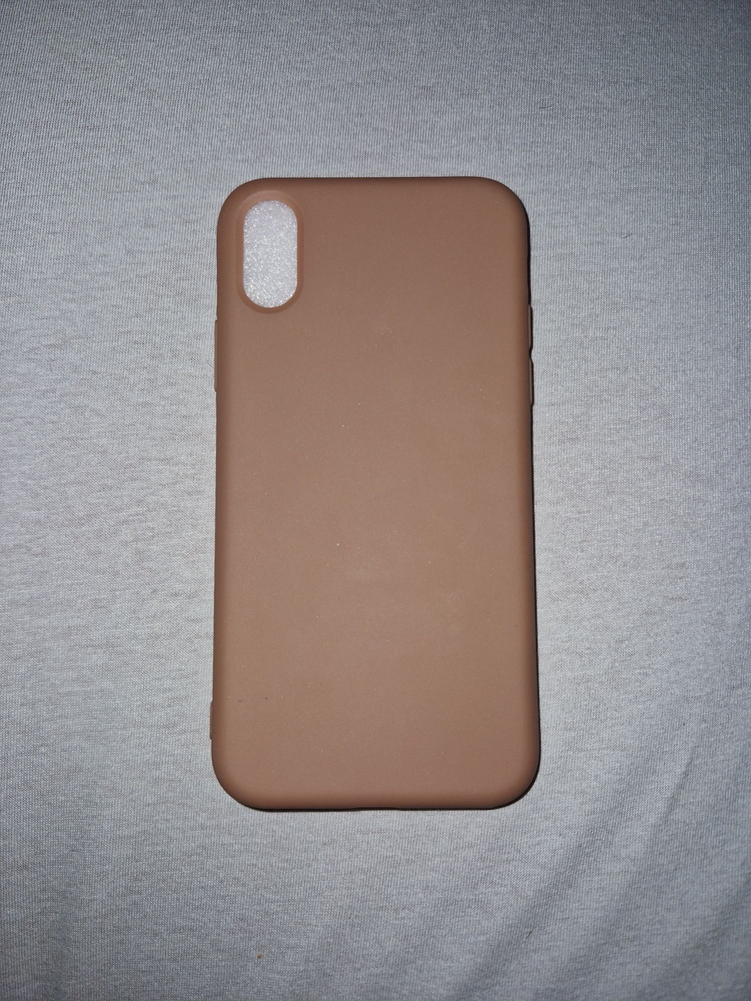 iPhone X/XS - brązowy case etui SHEIN