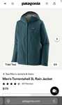Дощовик Patagonia оригінал Torrentshell 3L Rain Jacket