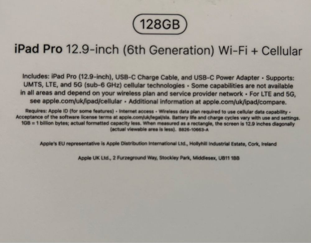 Ipad Pro 12.9 cala  + Apple Pen // 128Gb 6th Gen Wi-Fi + Cellular