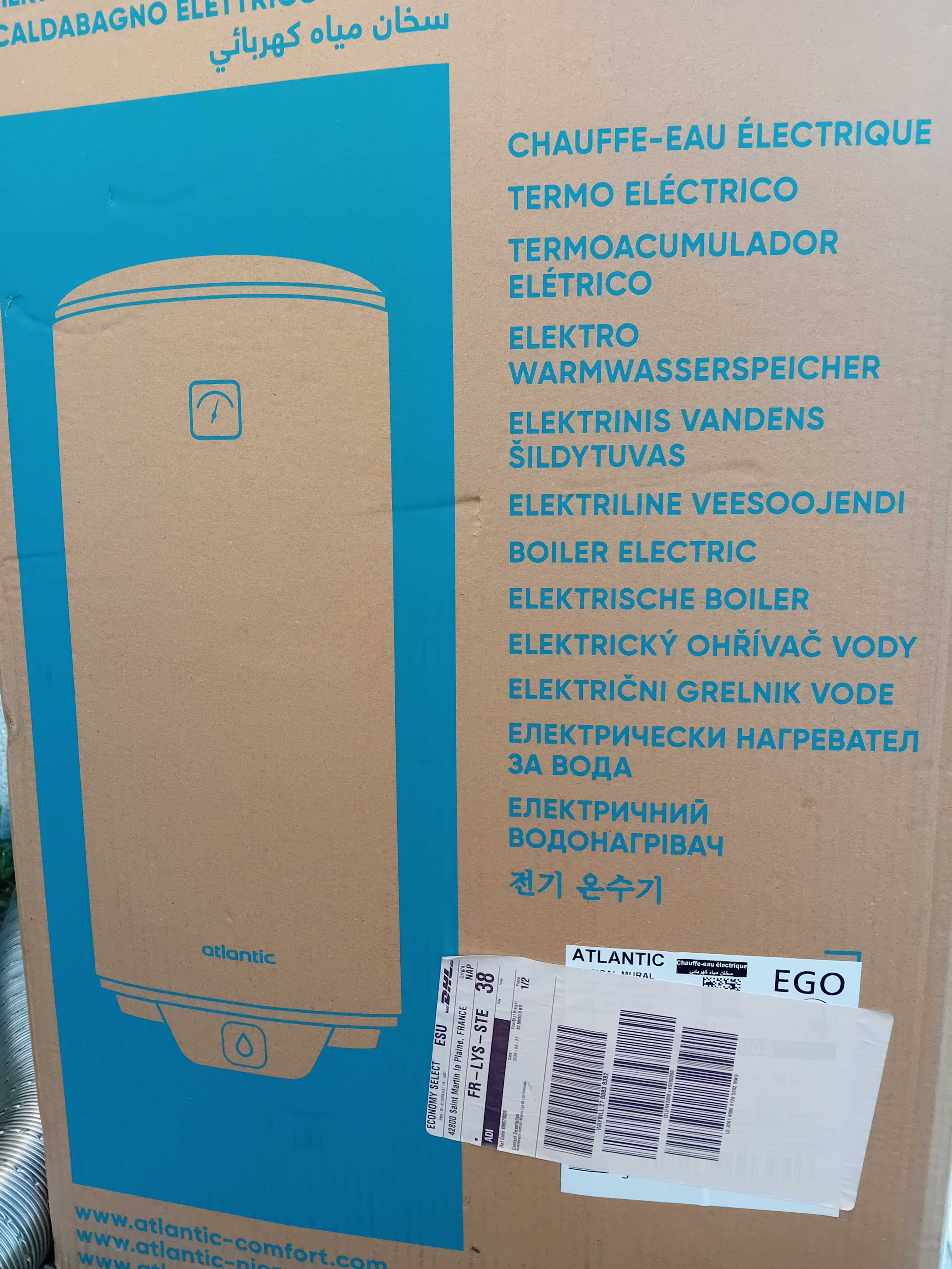 Termo acumulador novo 8o lt