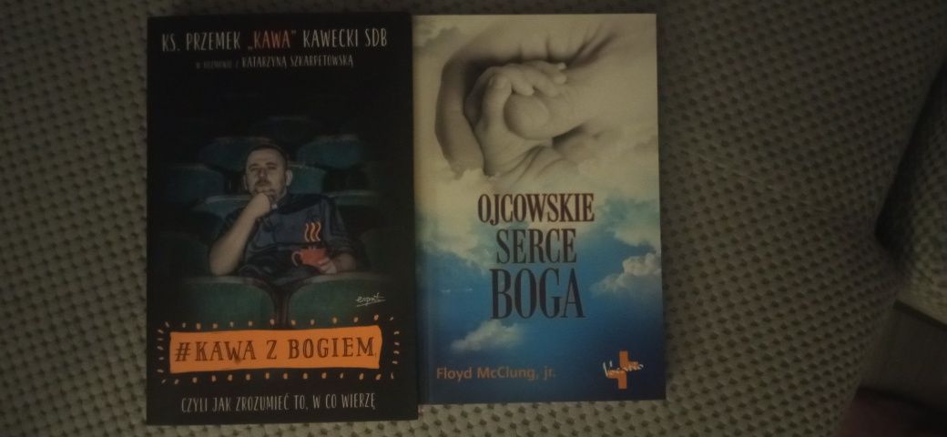 Sprzedam dwie Książki religijne Kawa z Bogiem i Ojcowskie serce Boga