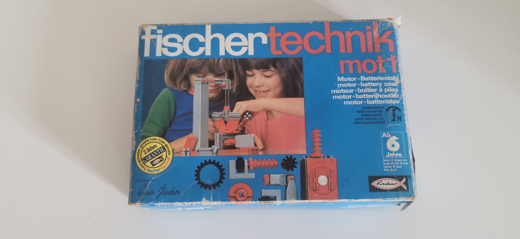 Fishertechnik Mot 1 zestaw z lat 70