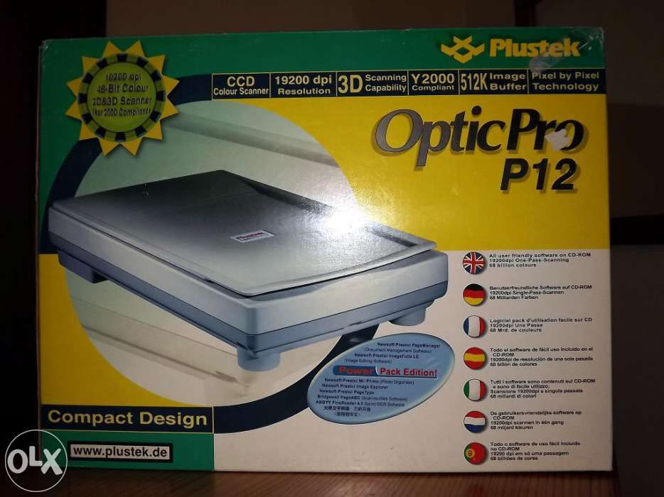 Scanner plustek optipro p12