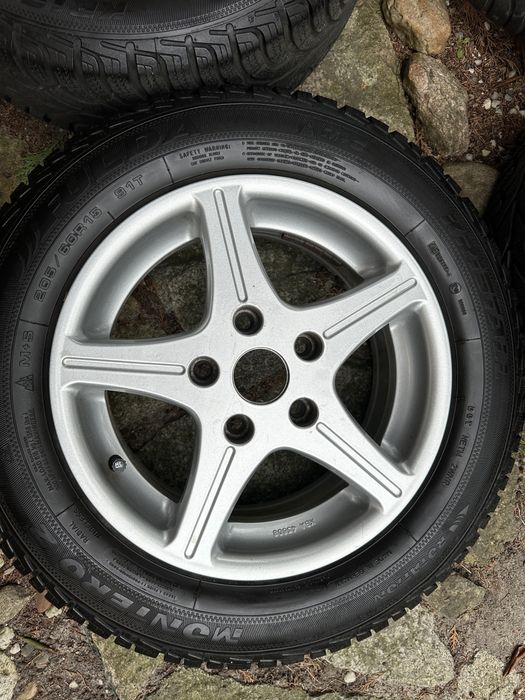 Opony zimowe Alufelgi z oponami koła 205/60 r15  5x120 ET38 bmw i inne