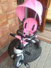 Rowerek wózek dla dziewczynki