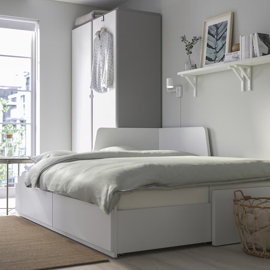 Łóżko Flekke Ikea z materacami