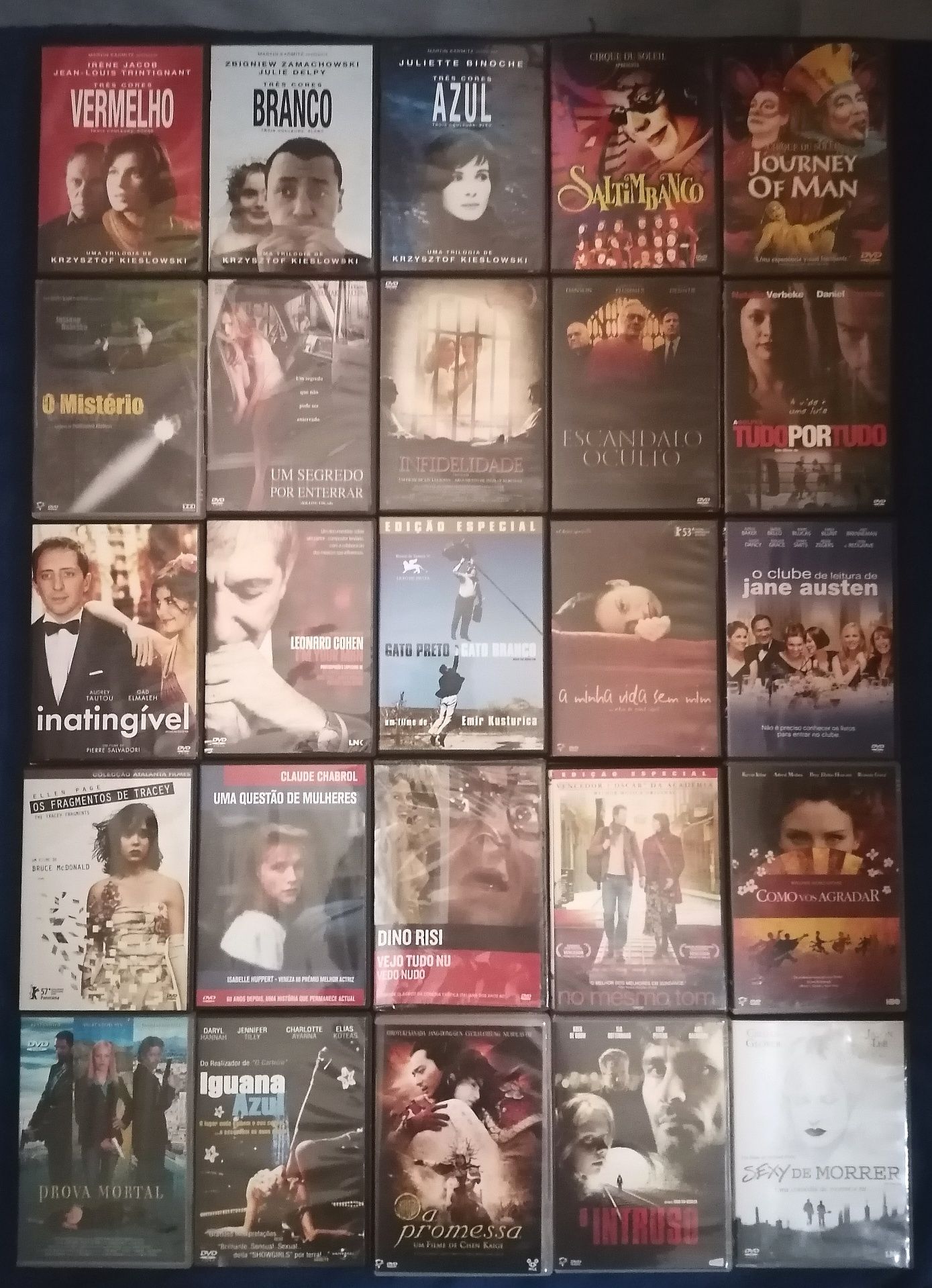 Lote 260 DVD's originais (Lote 15)